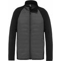 Sportsgrau-Schwarz - Front - Proact - Steppjacke für Herren - Sport