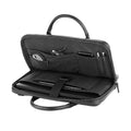 Schwarz - Back - Quadra - Laptop-Tasche "Nuhide", Schmal geschnitten