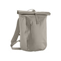 Steingrau - Front - Quadra - Rucksack "Lite", Roll Top