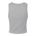 Athletisches Grau - Back - Bella + Canvas - Ärmelloses Oberteil Racerback für Damen