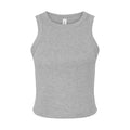 Athletisches Grau - Front - Bella + Canvas - Ärmelloses Oberteil Racerback für Damen