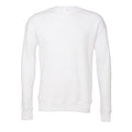 Weiß - Front - Bella + Canvas - Sweatshirt Überschnittene Schulter für Herren-Damen Unisex