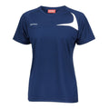 Marineblau-Weiß - Front - Spiro - T-Shirt für Damen - Training