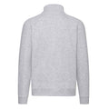 Grau meliert - Back - Fruit of the Loom - "Premium" Sweatshirt für Herren