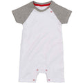 Weiß-meliert meliert - Front - Babybugz - Bodysuit für Baby