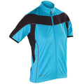 Aquablau-Schwarz - Front - Spiro - "Bikewear" Radfahr-Trikot für Damen