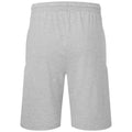 Grau meliert - Back - Fruit of the Loom - "Iconic" Jersey-Shorts für Herren