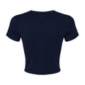 Marineblau - Back - Bella + Canvas - Kurzes Top für Damen