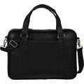 Schwarz - Back - Avenue Oxford 39.6cm  Laptop Slim Brieftasche