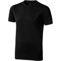 Schwarz - Front - Elevate Herren T-Shirt Nanaimo, kurzärmlig