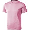 Helles Pink - Front - Elevate Herren T-Shirt Nanaimo, kurzärmlig