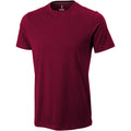 Burgunder - Front - Elevate Herren T-Shirt Nanaimo, kurzärmlig