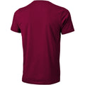 Burgunder - Back - Elevate Herren T-Shirt Nanaimo, kurzärmlig