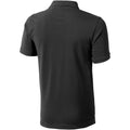 Anthrazit - Back - Elevate Herren Poloshirt Calgary, kurzärmlig