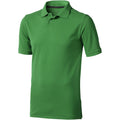 Farngrün - Front - Elevate Herren Poloshirt Calgary, kurzärmlig