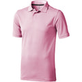 Helles Pink - Front - Elevate Herren Poloshirt Calgary, kurzärmlig