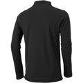 Anthrazit - Back - Elevate Herren Oakville Langarm Polo Shirt