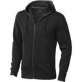 Schwarz - Front - Elevate Herren Kapuzenjacke Arora