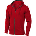 Rot - Front - Elevate Herren Kapuzenjacke Arora