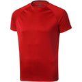 Rot - Front - Elevate Herren T-Shirt Niagara, kurzärmlig