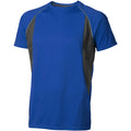 Blau-Anthrazit - Front - Elevate Herren T-Shirt Quebec, kurzärmlig