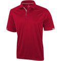 Rot - Front - Elevate Herren Poloshirt Kiso, kurzärmlig