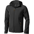 Antrazit - Front - Elevate Herren Langley Softshell Jacke