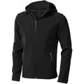 Schwarz - Front - Elevate Herren Langley Softshell Jacke