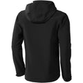 Schwarz - Back - Elevate Herren Langley Softshell Jacke