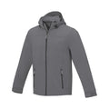 Stahlgrau - Front - Elevate Herren Langley Softshell Jacke