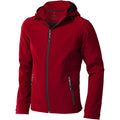 Rot - Front - Elevate Herren Langley Softshell Jacke