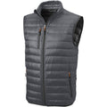 Stahl Grau - Front - Elevate Herren Fairview leichter Daunen Bodywarmer