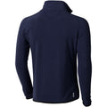 Marineblau - Back - Elevate Herren Microfleece-Jacke Brossard