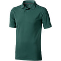 Tannengrün - Front - Elevate Herren Poloshirt Calgary, kurzärmlig (2 Stück-Packung)