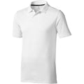 Weiß - Front - Elevate Herren Poloshirt Calgary, kurzärmlig (2 Stück-Packung)