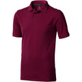 Burgunder - Front - Elevate Herren Poloshirt Calgary, kurzärmlig (2 Stück-Packung)