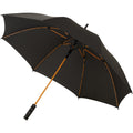 Schwarz-Orange - Front - Avenue Automatischer Sturm-Regenschirm Spark, 58 cm (2 Stück-Packung)