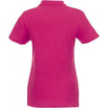 Magenta - Back - Elevate - "Helios" Poloshirt für Damen kurzärmlig