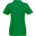 Farngrün - Back - Elevate - "Helios" Poloshirt für Damen kurzärmlig