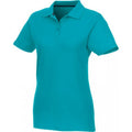 Wasserblau - Front - Elevate - "Helios" Poloshirt für Damen kurzärmlig