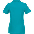 Wasserblau - Back - Elevate - "Helios" Poloshirt für Damen kurzärmlig