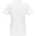 Weiß - Back - Elevate - "Helios" Poloshirt für Damen kurzärmlig