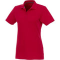 Rot - Front - Elevate - "Helios" Poloshirt für Damen kurzärmlig