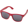 Rot - Back - Bullet - Sonnenbrille "Sun Ray", rPET (Recyceltes Polyethylen-Terephthalat)