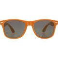 Orange - Front - Bullet - Sonnenbrille "Sun Ray", rPET (Recyceltes Polyethylen-Terephthalat)