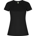 Schwarz - Front - Roly - "Imola" T-Shirt für Damen - Sport