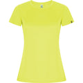 Fluoreszierendes Gelb - Front - Roly - "Imola" T-Shirt für Damen - Sport