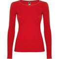 Rot - Front - Roly - "Extreme" T-Shirt für Damen  Langärmlig