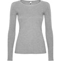 Grau meliert - Front - Roly - "Extreme" T-Shirt für Damen  Langärmlig