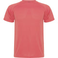 Fluoreszierende Koralle - Front - Roly - "Montecarlo" T-Shirt für Kinder - Sport